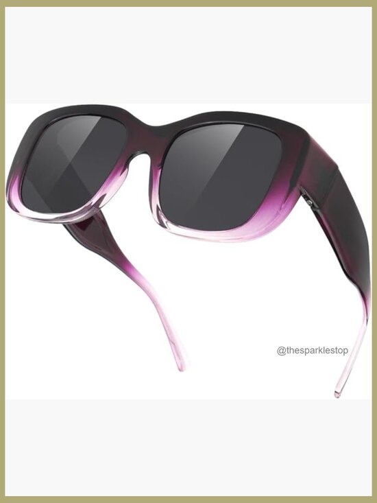 Polarized Fit Over Glasses Sunglasses for Driving, TR90 Frame main image 7